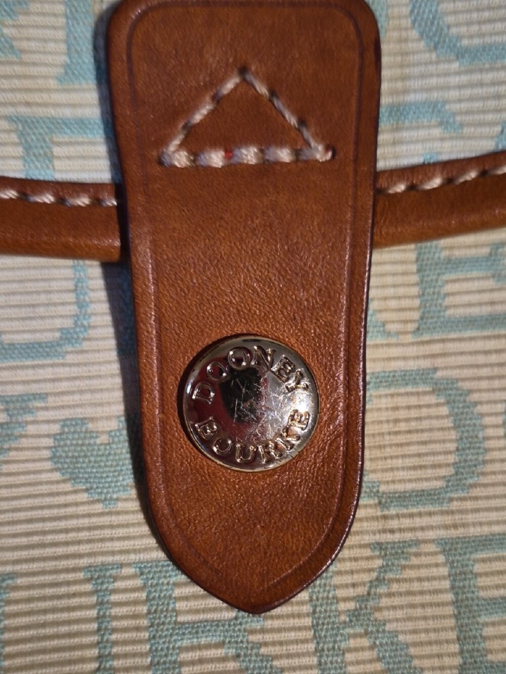 Vintage Dooney & Bourke Mint Doodle Monogram Mini Crossbody Bag - Picture 7 of 13